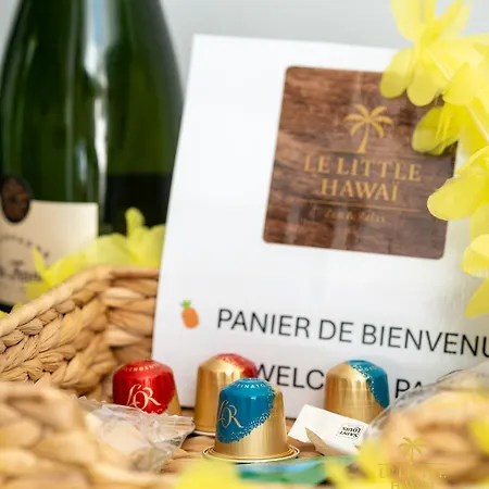 Le Little Hawai 4 Etoiles - Maison 6 Pers - Terrasse - Spa Privatif - Plage A Pied بيت للعطل *